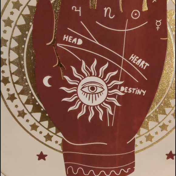 Palmistry Tarot Picture RARE Unique